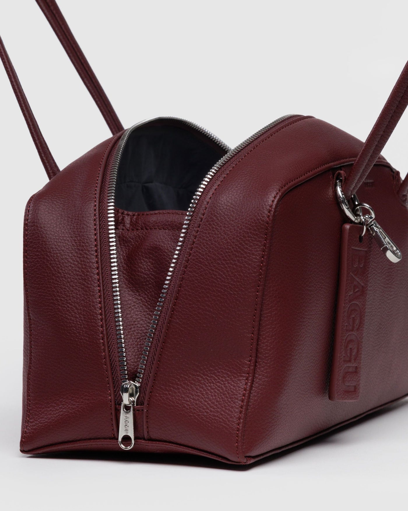 Recycled Leather Bowler Bag