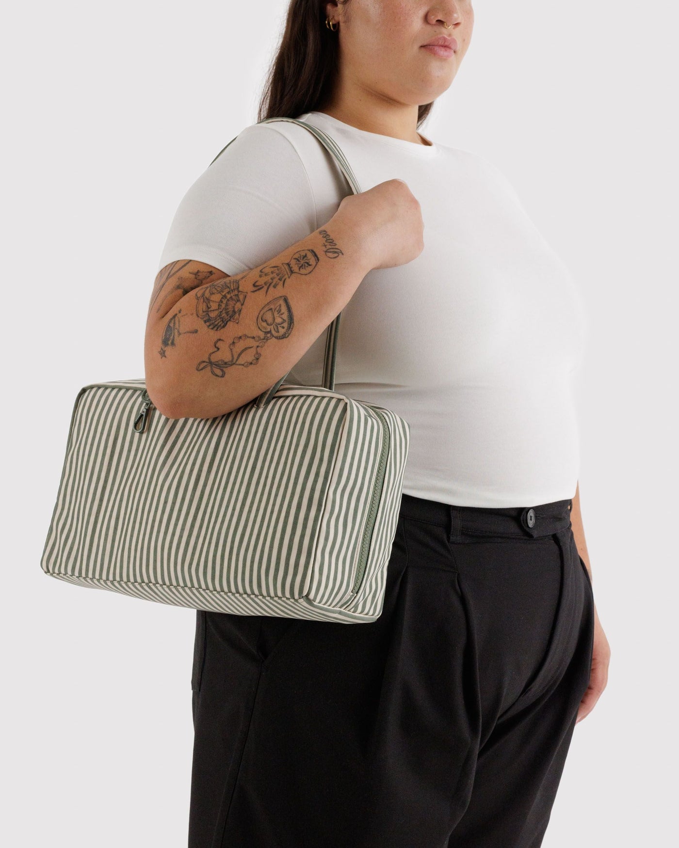 Medium Nylon Bowler Bag