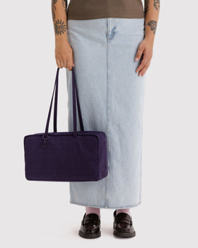 Medium Nylon Bowler Bag